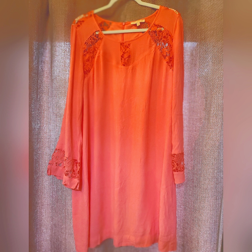 Gibson Latimer XL Coral Dress size 14-16 XL. Summer Time Vibes!